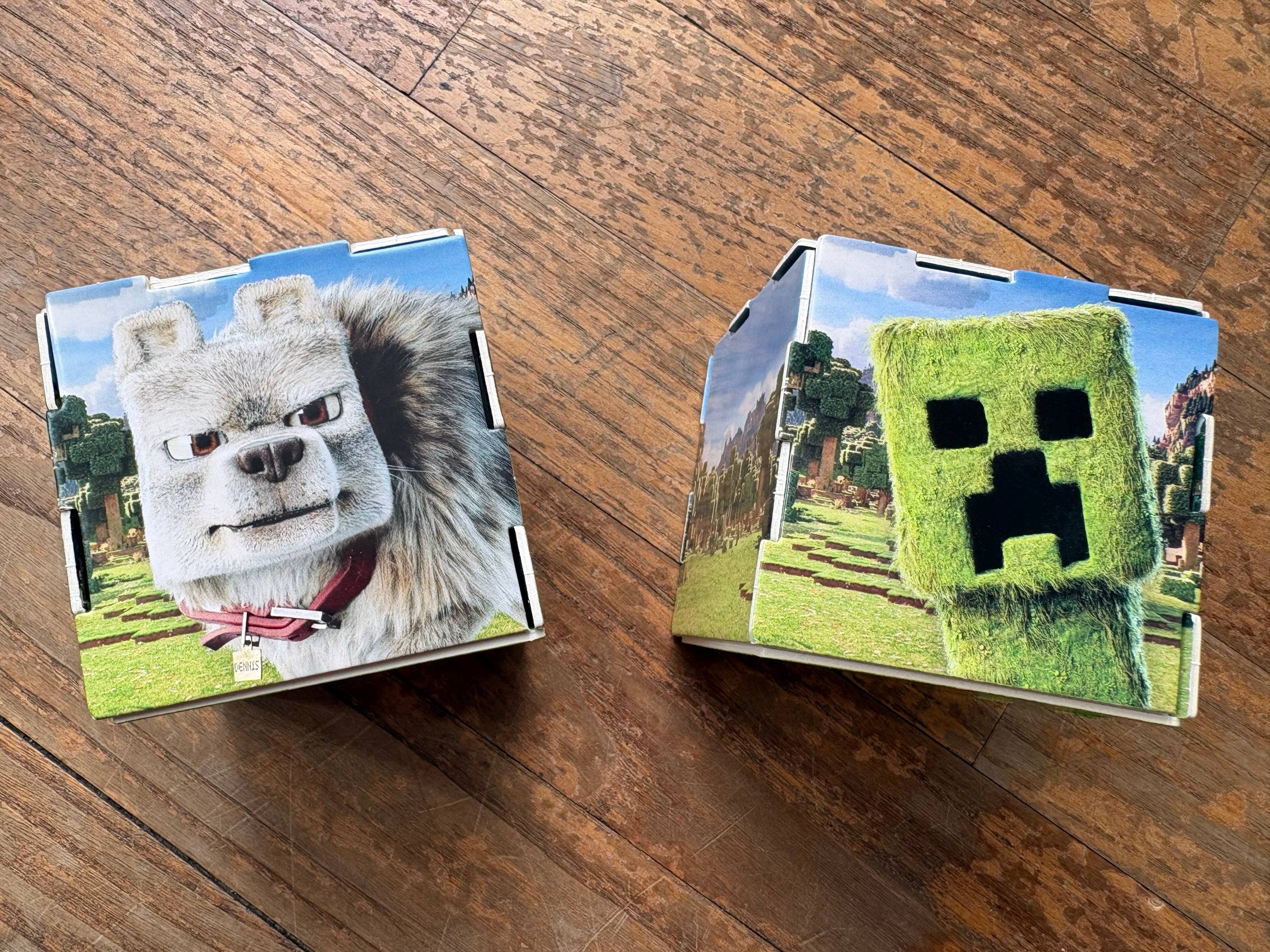 Vends 2 puzzles Minecraft