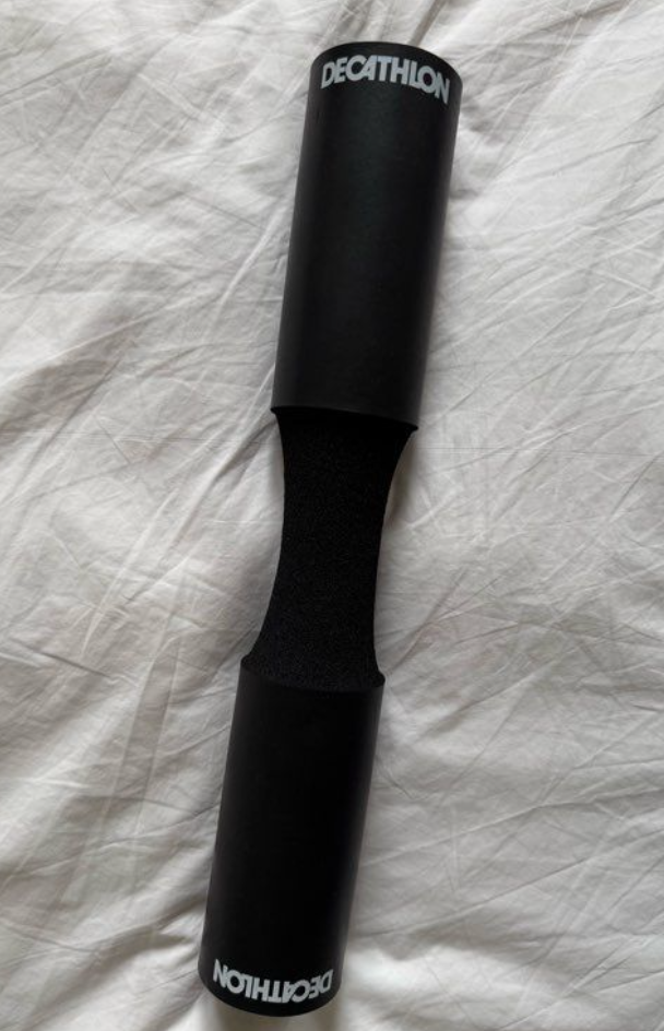 Décathlon Manchon de musculation pour squat en mousse - squat pad noir