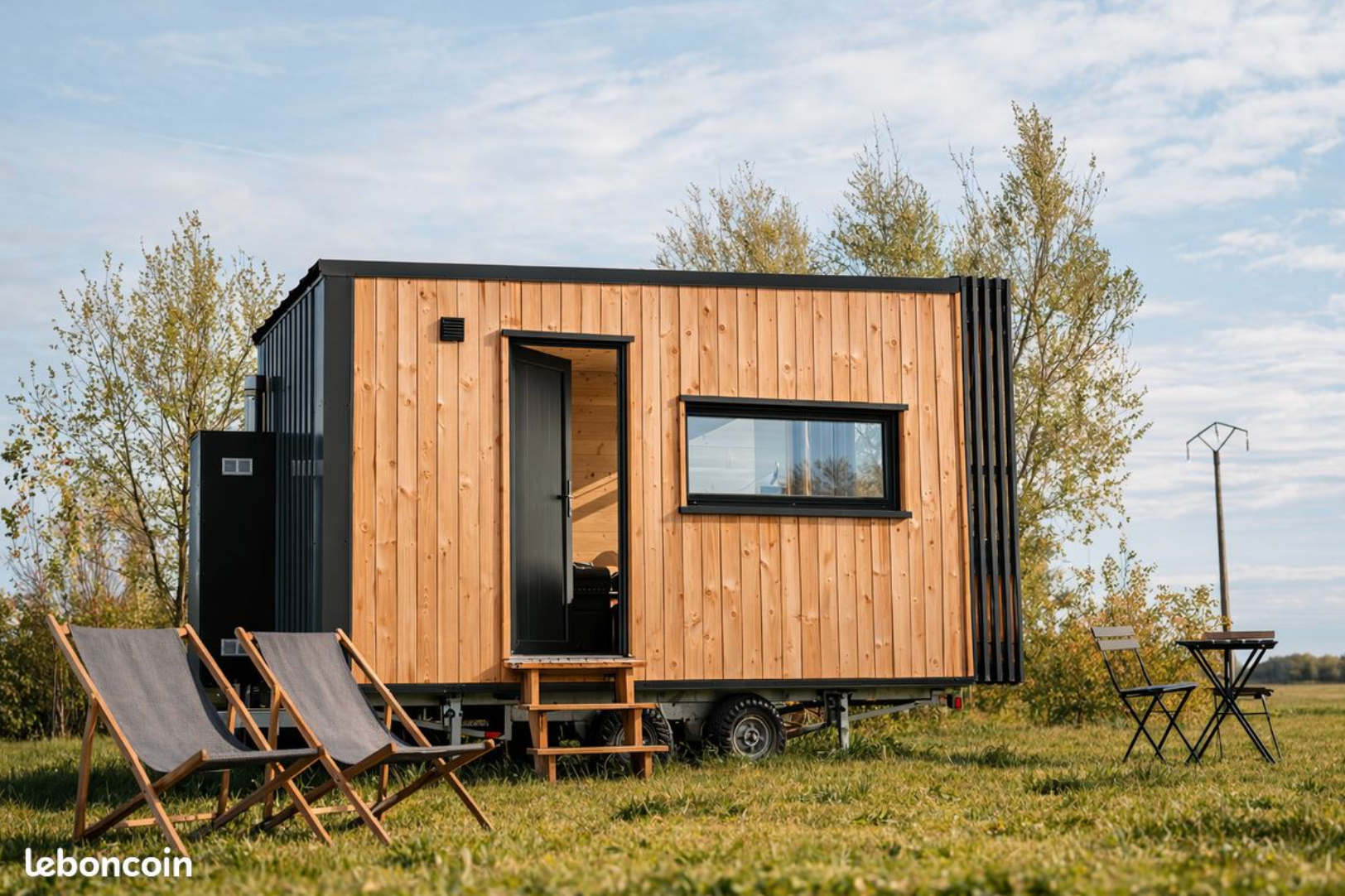 Vends tiny House autonome avec douche italienne