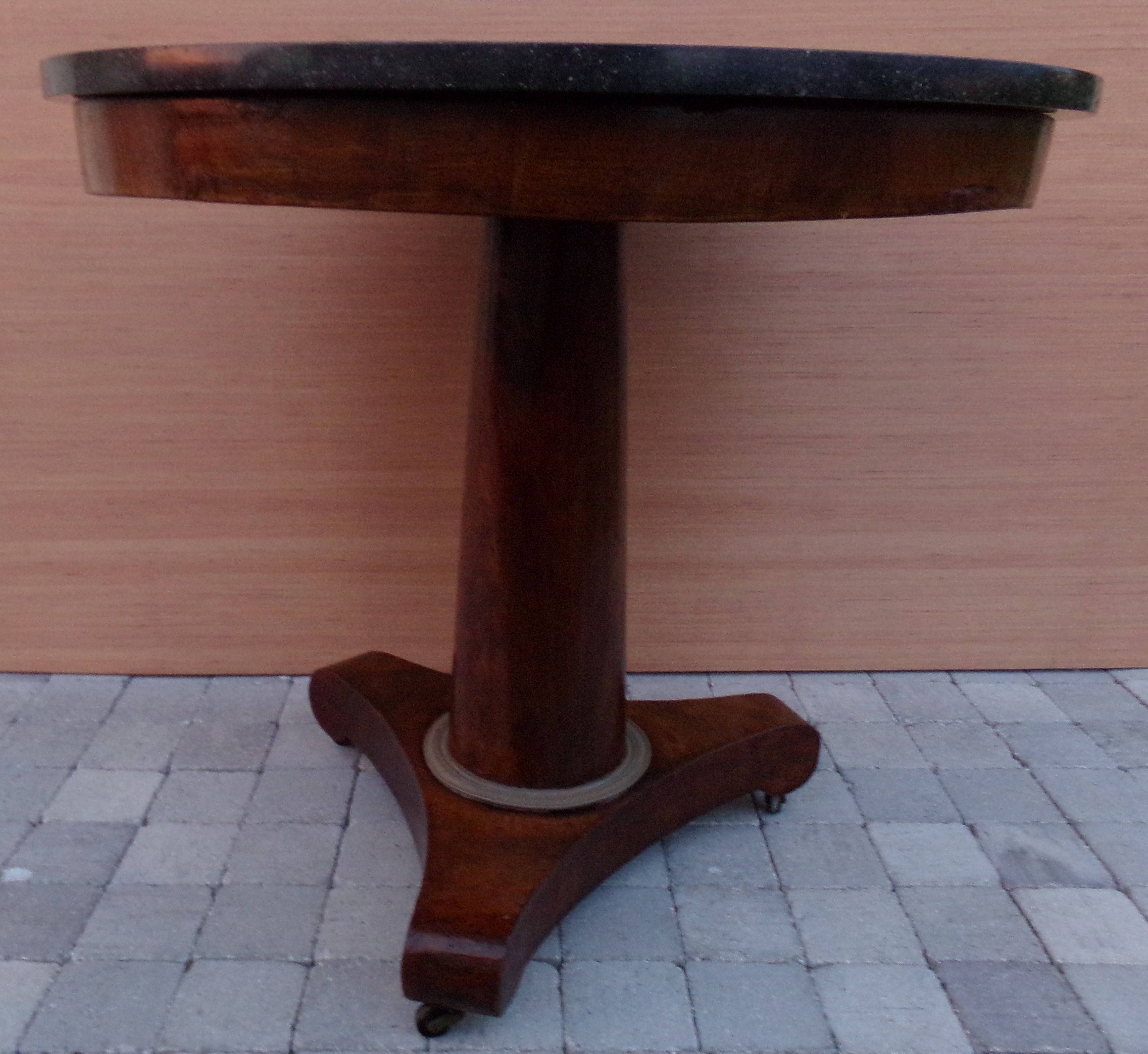 Vends guéridon tripode Empire