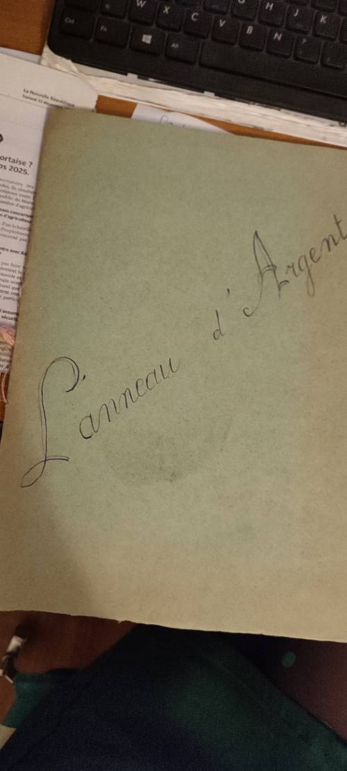 Partition "l’anneau d’argent", musique de Chaminade