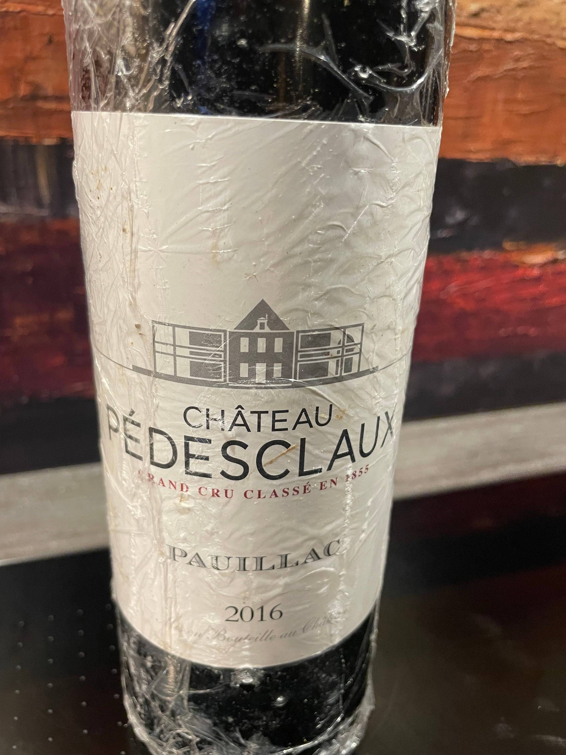 Vends 1 bouteille Château Pedesclaux 2016 5ème Grand Cru Classé Pauillac