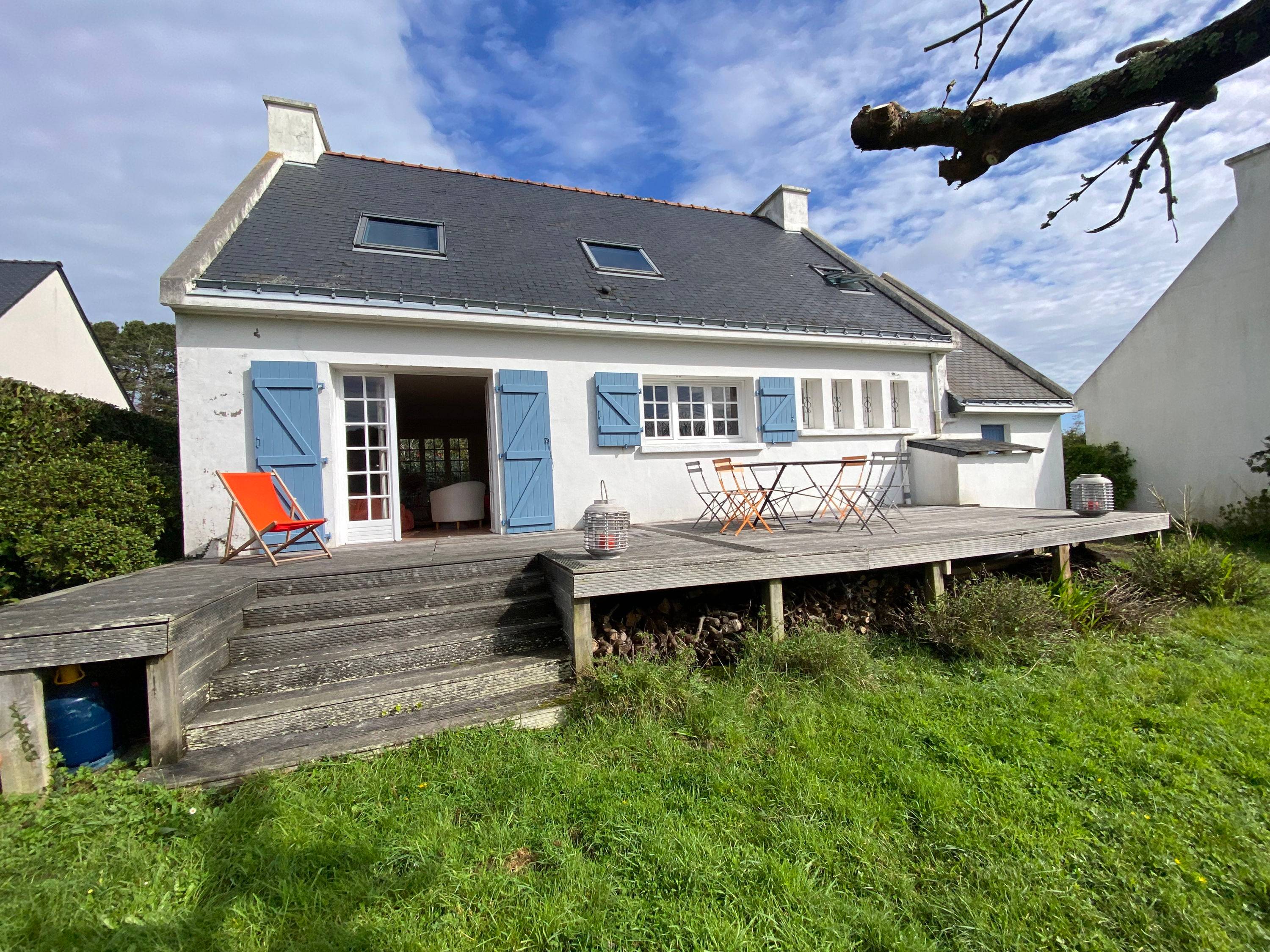 Loue Maison familiale près du port du Logeo, proche plage, 8 couchages