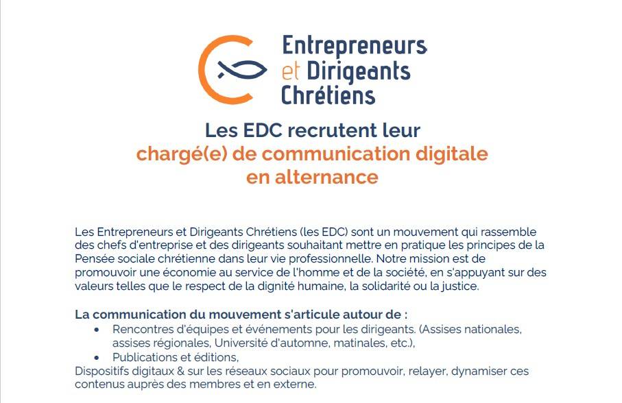 Propose alternance chargé de communication digitale H/F