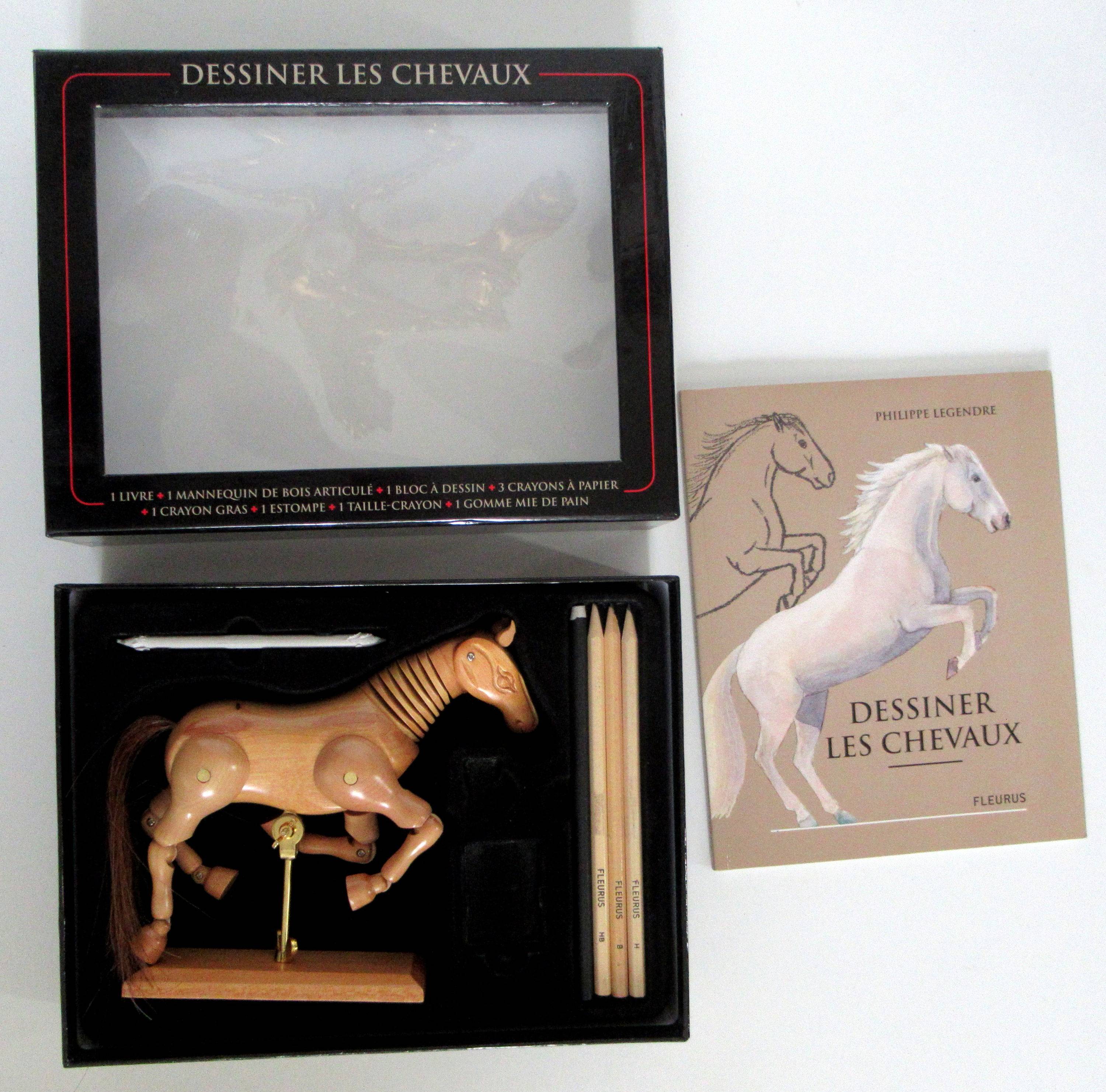 Coffret de dessin de chevaux Fleurus