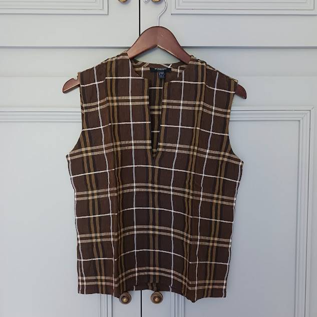 Chemisier Burberry T 38 marron