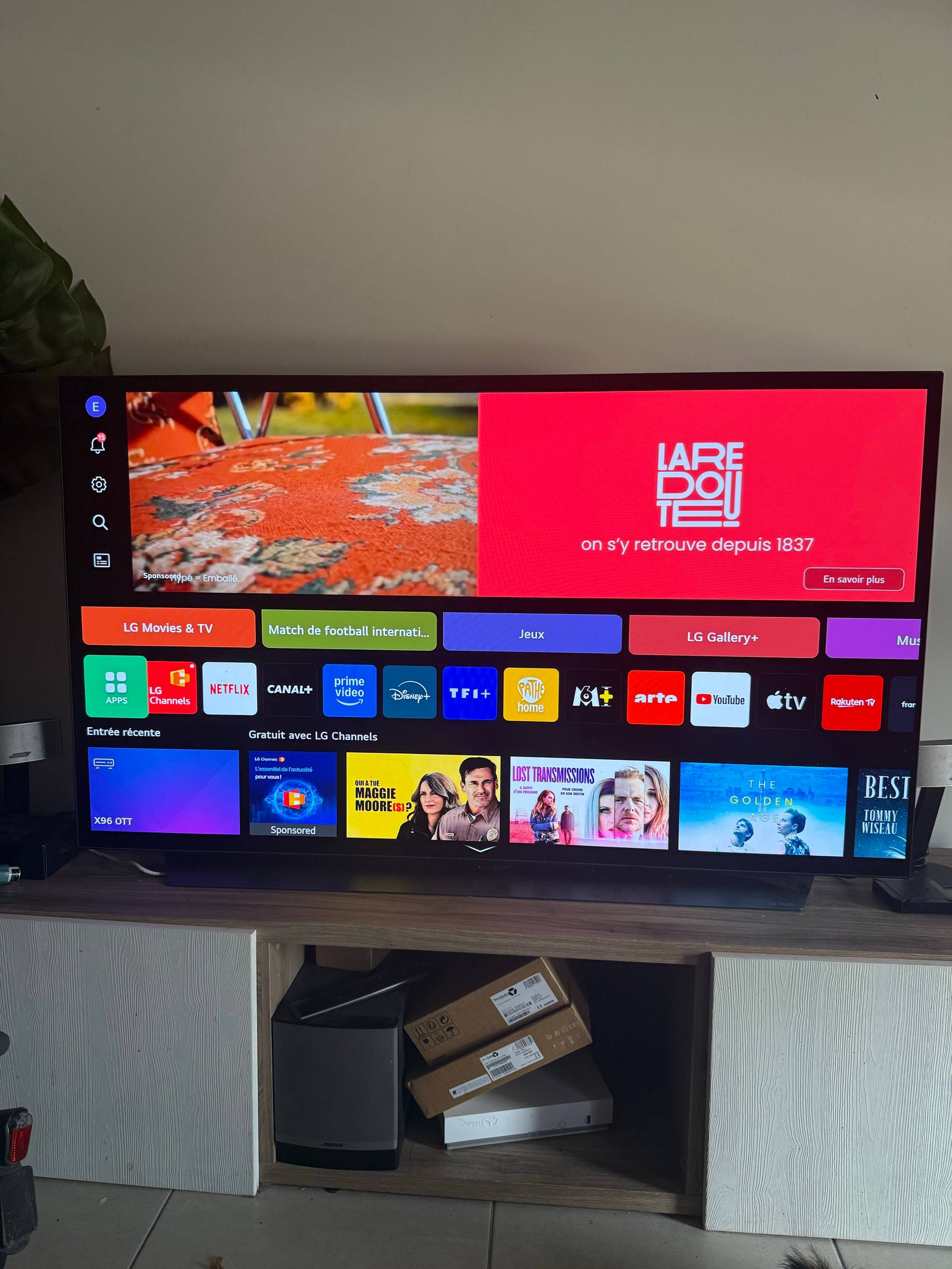 Vends TV LG OLED 55 pouces