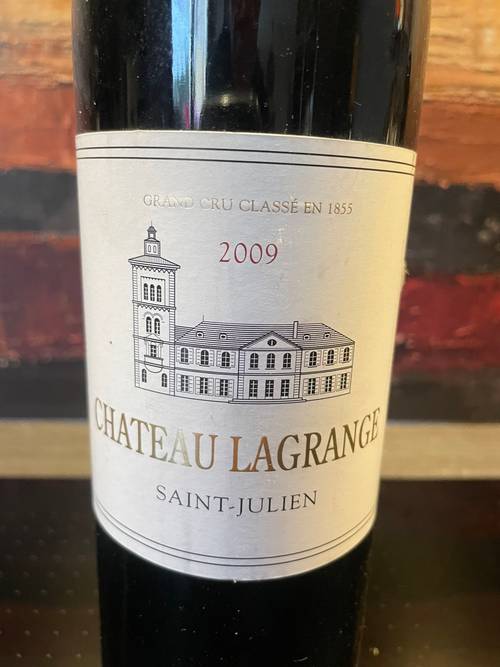 Vends bouteille St Julien Lagrange 2009 Bordeaux rouge