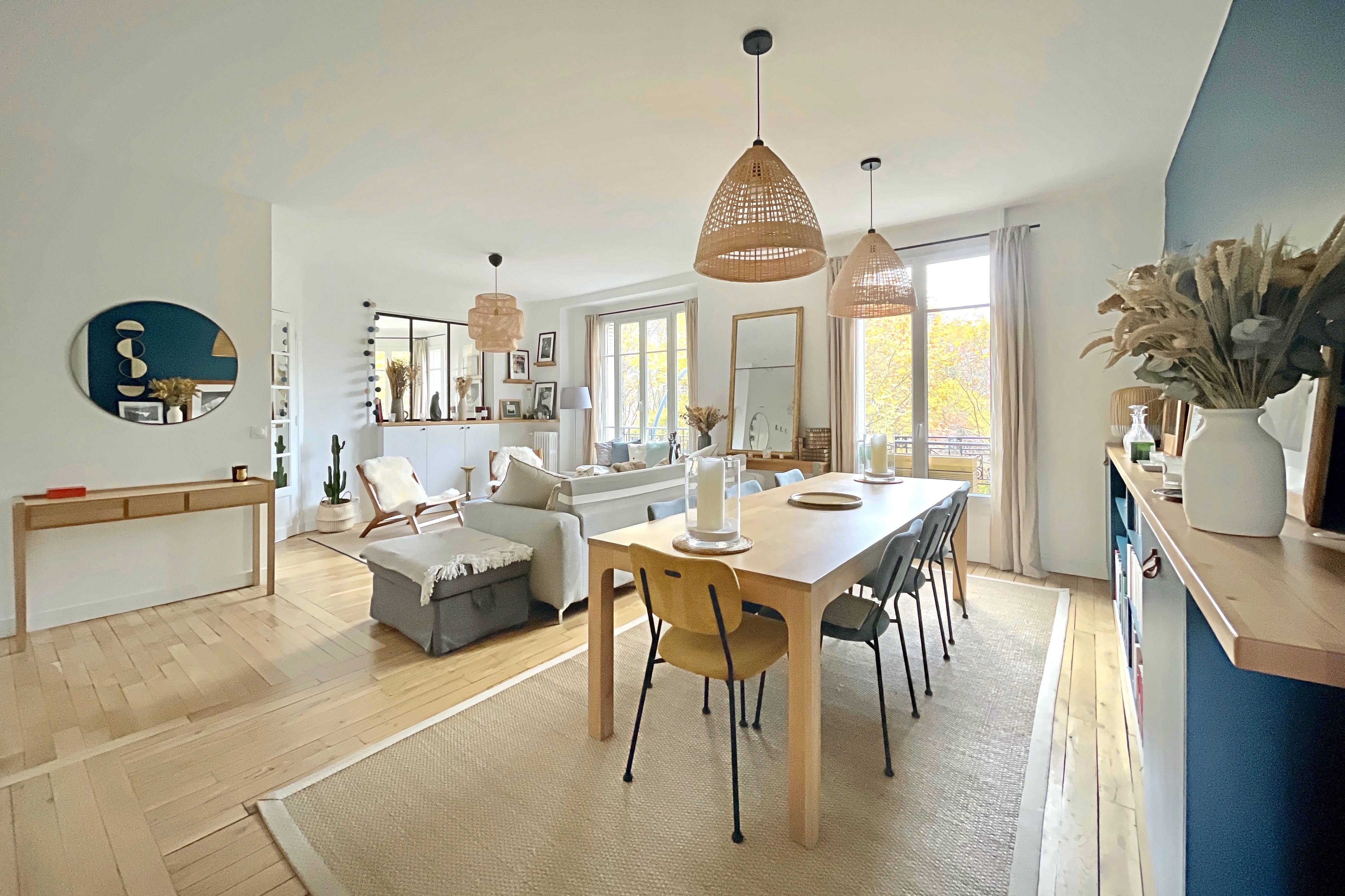 Vends Clichy • centre • face au Parc Roger Salengro • appartement 88m²