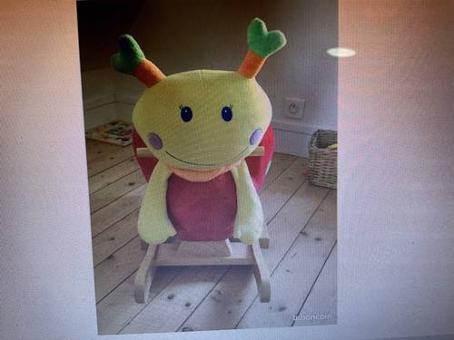 Vends coccinelle à bascule bébé