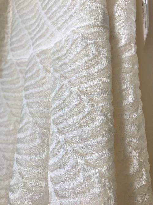 Robe cocktail DIOR blanche, taille 40