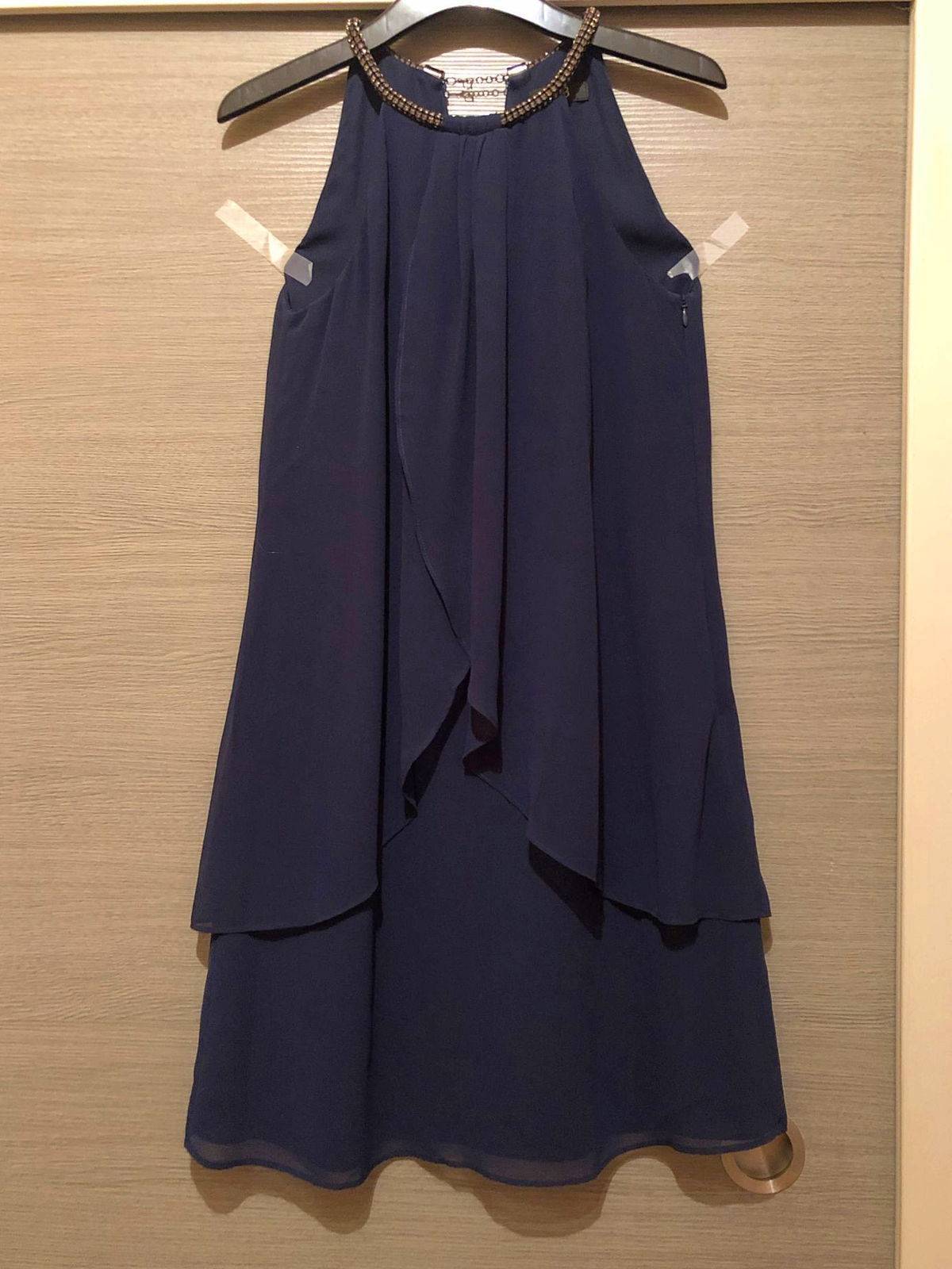 Robe Cocktail bleu marine taille 36, Maison 123