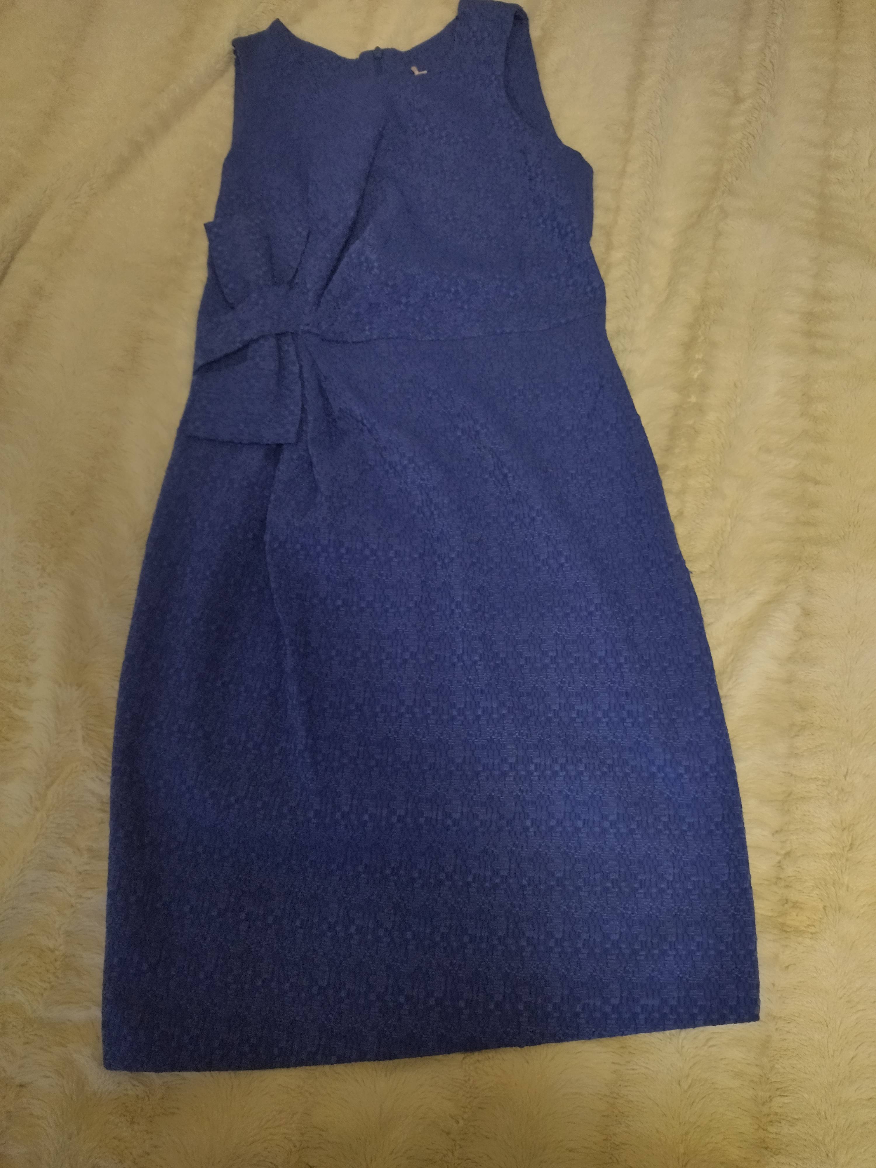 Robe cocktail marque Sinequanone bleu taille 38