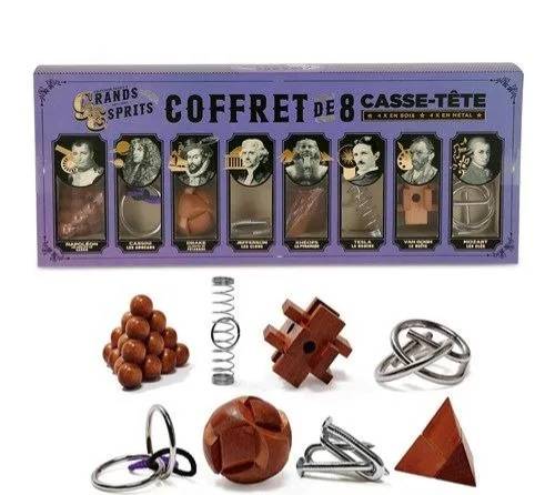 Vends coffret de 8 casse-tête