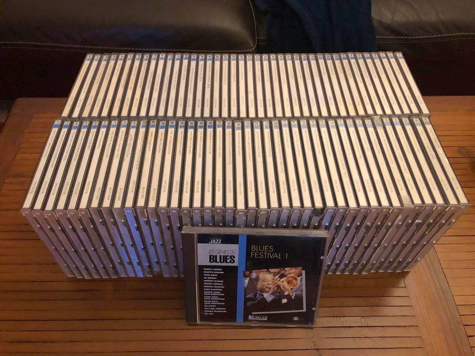 Collection de 80 CD Les génies du Blues