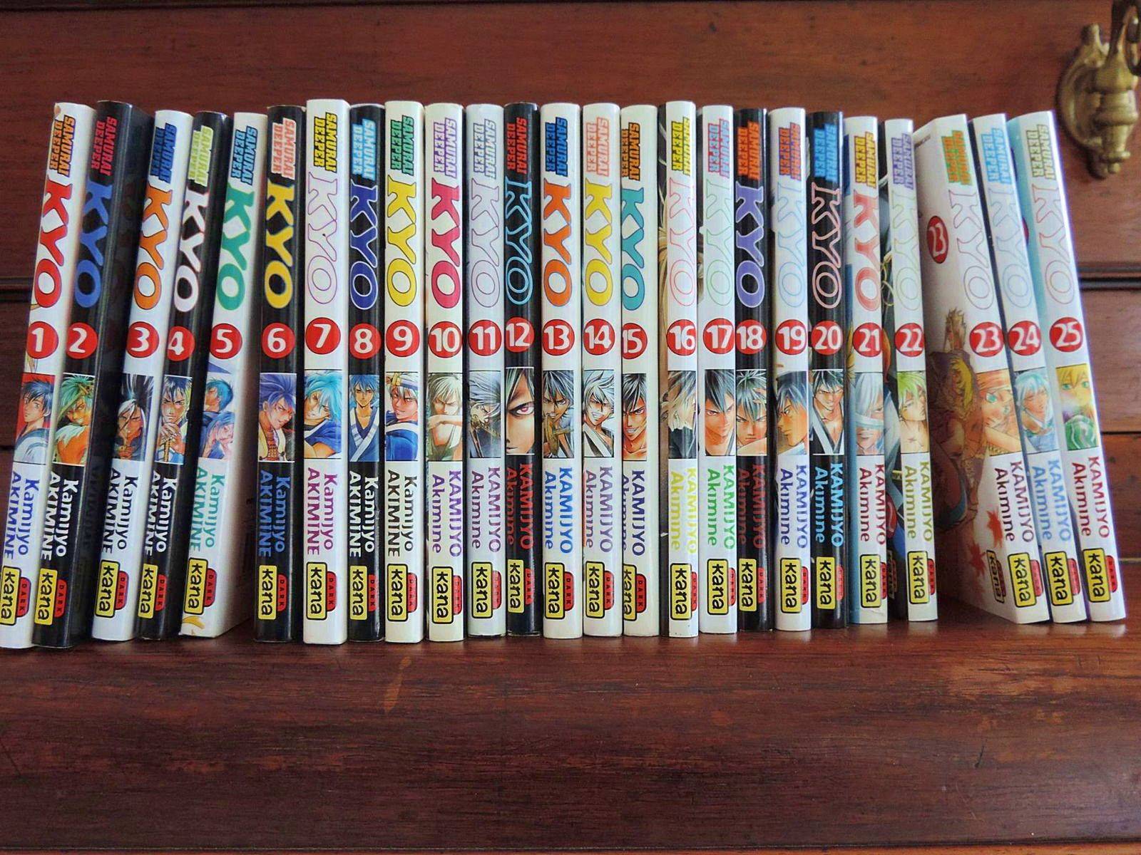 Vends plusieurs collections incomplètes de Mangas