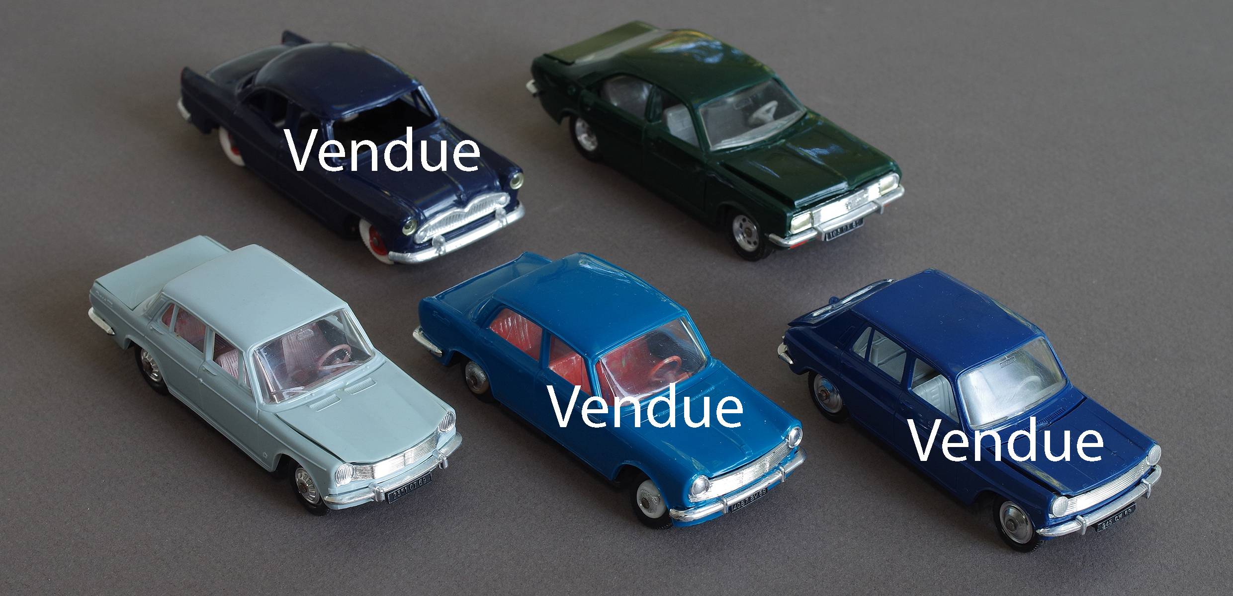 Vends Collection miniatures / lot Simca Norev
