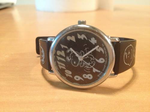 Collector - montre bracelet Snoopy années 90 - pile à changer