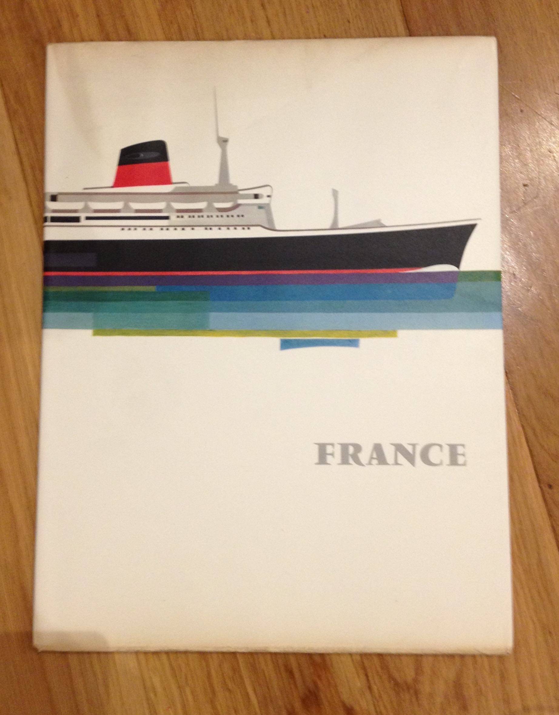 Collector - Plaquette du lancement du paquebot France 1960