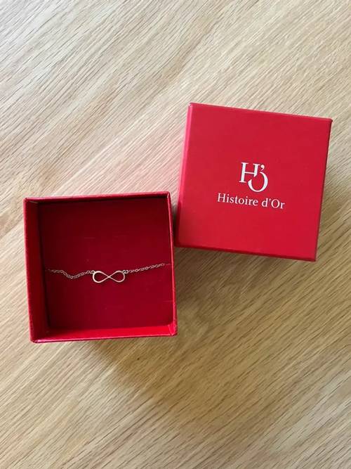 Collier infini en argent Histoire d’Or