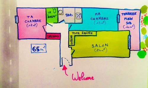 Propose Colocation de mamans - 2 chambres, 65m², Rennes (35)