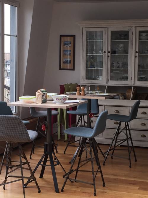 Loue 2 chambres dans magnifique appartement· 110m², vue sur tout Paris