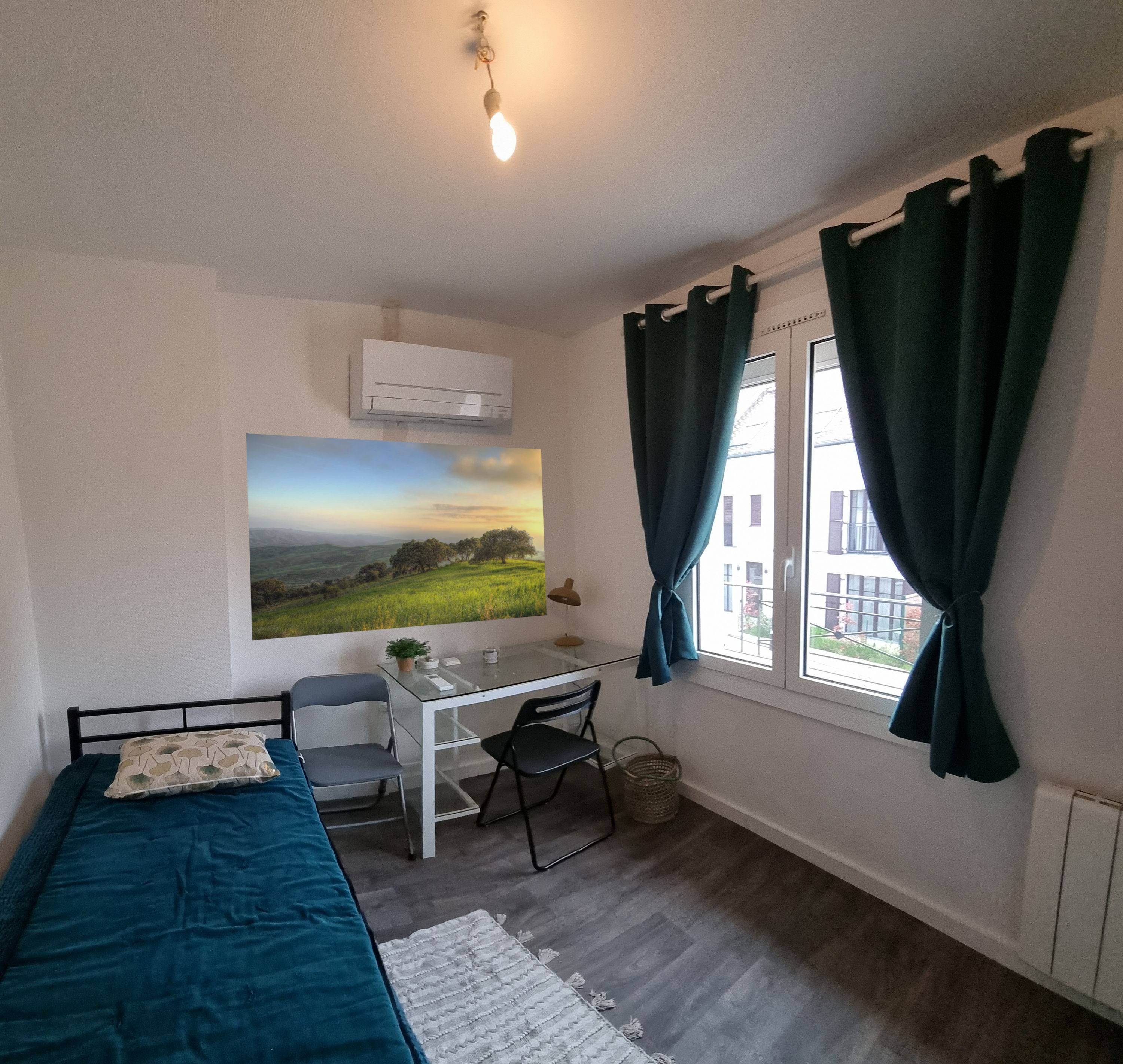 Propose chambre 10m² dans colocation proximité gare RER Massy-Palaiseau