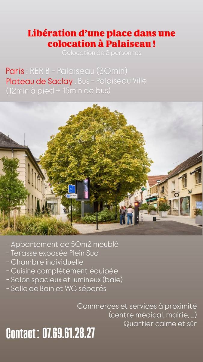 Une photo de l’annonce