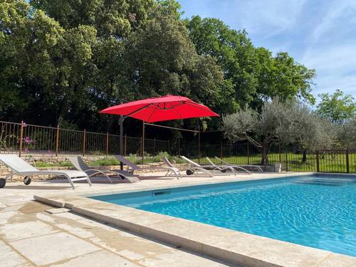Loue maison ancienne magnanerie du Gard Provençal avec piscine privée chauffée - 10 couchages, 5 chambres climatisées