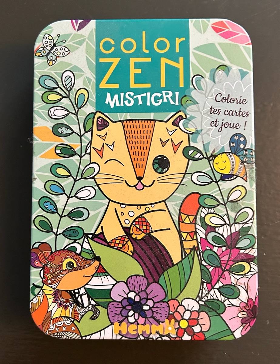 Jeu Color zen Mistigri Neuf