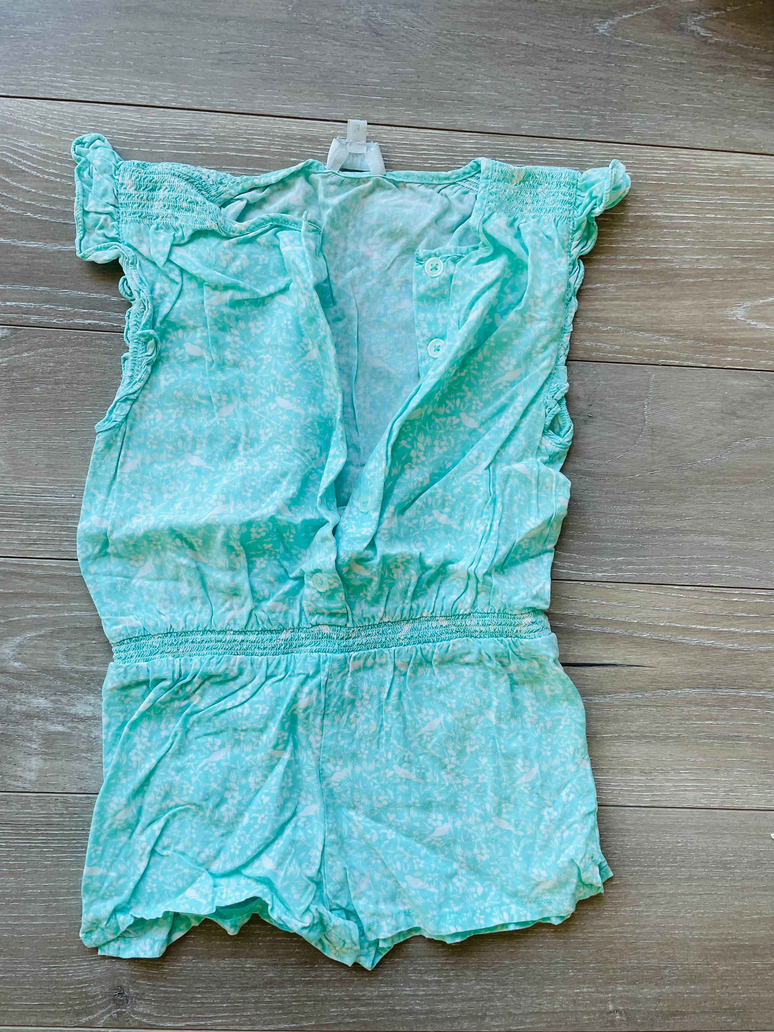 Combishort fille 3 ans CdeC vert turquoise excellent état