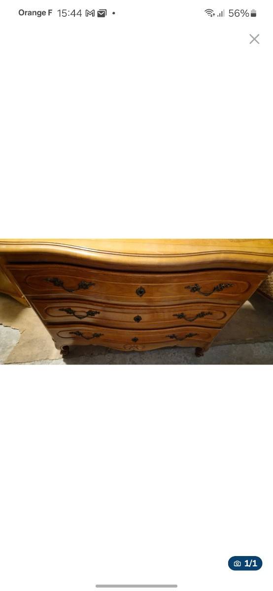 Commode Louis XV en merisier l50xL95xh80