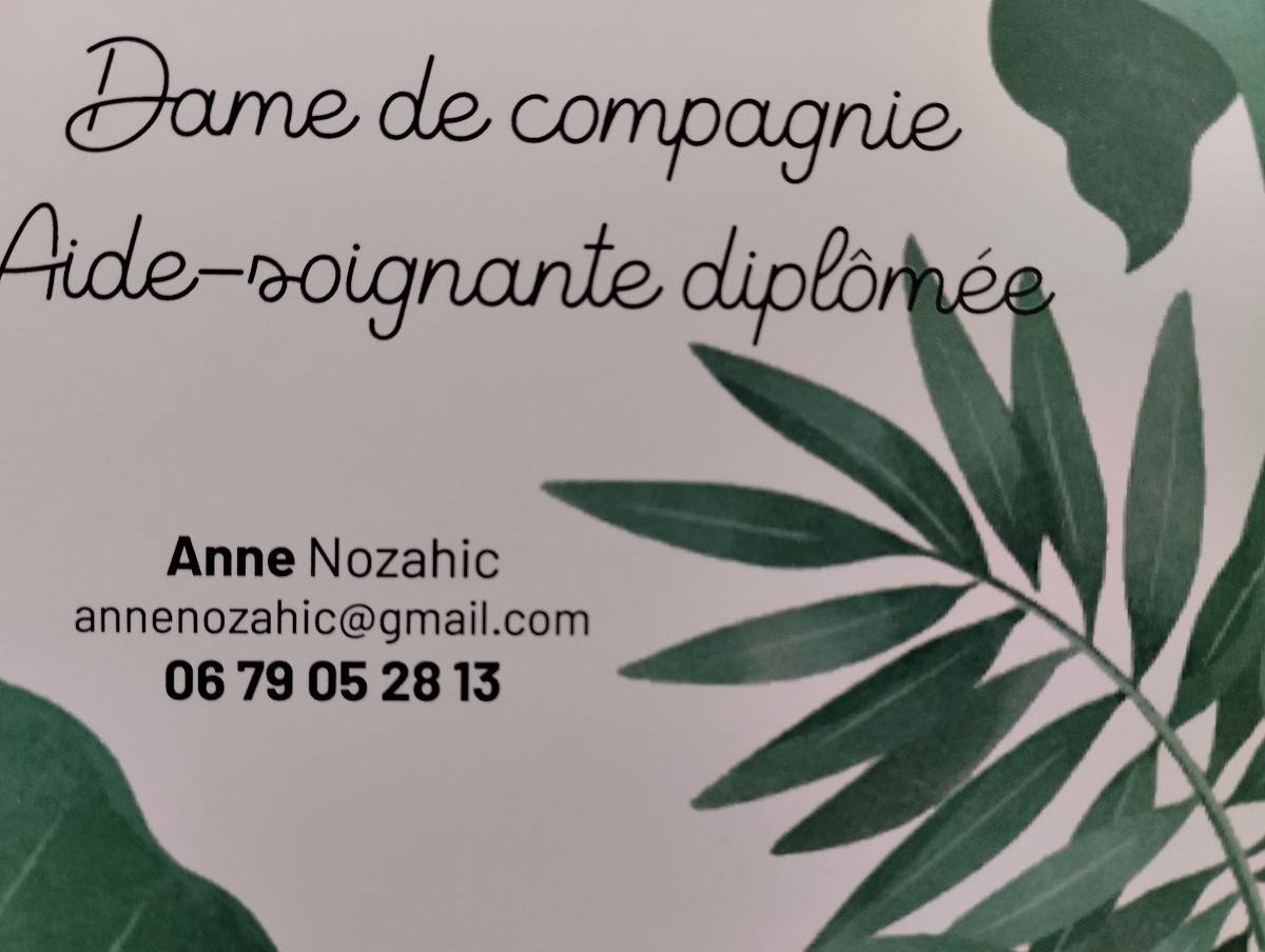 Dame de compagnie propose accompagnement sur mesure sur Gens de Confiance
