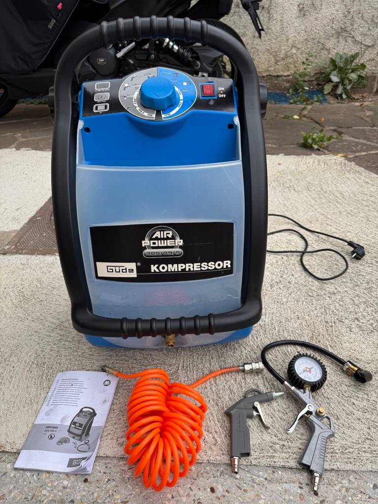 💨 Compresseur portatif Güde Airpower 205/09/5 + accessoires