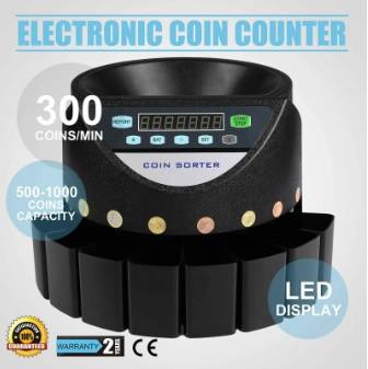 Compteuse trieuse Ultra rapide pièces monnaie Euro