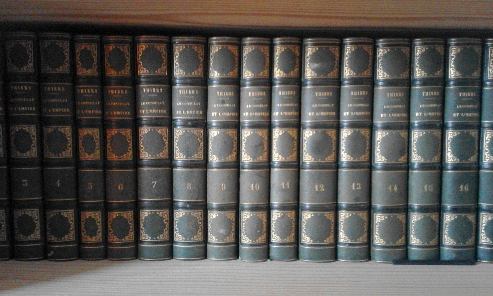 Du Consulat à l’Empire, Thiers, 20 tomes