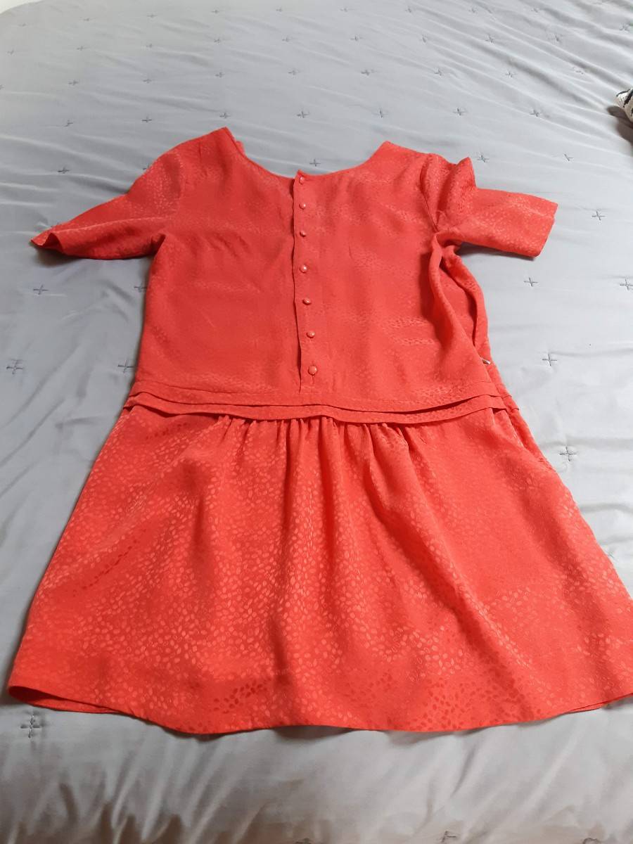 Robe soie corail Ba&sh taille 1