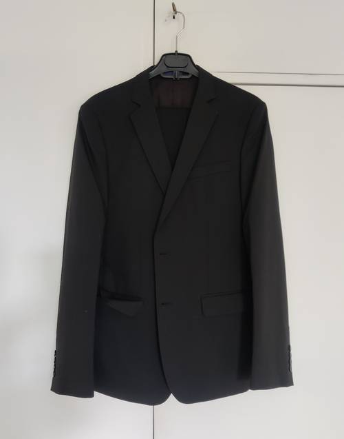 Costume Homme Zara noir taille 48