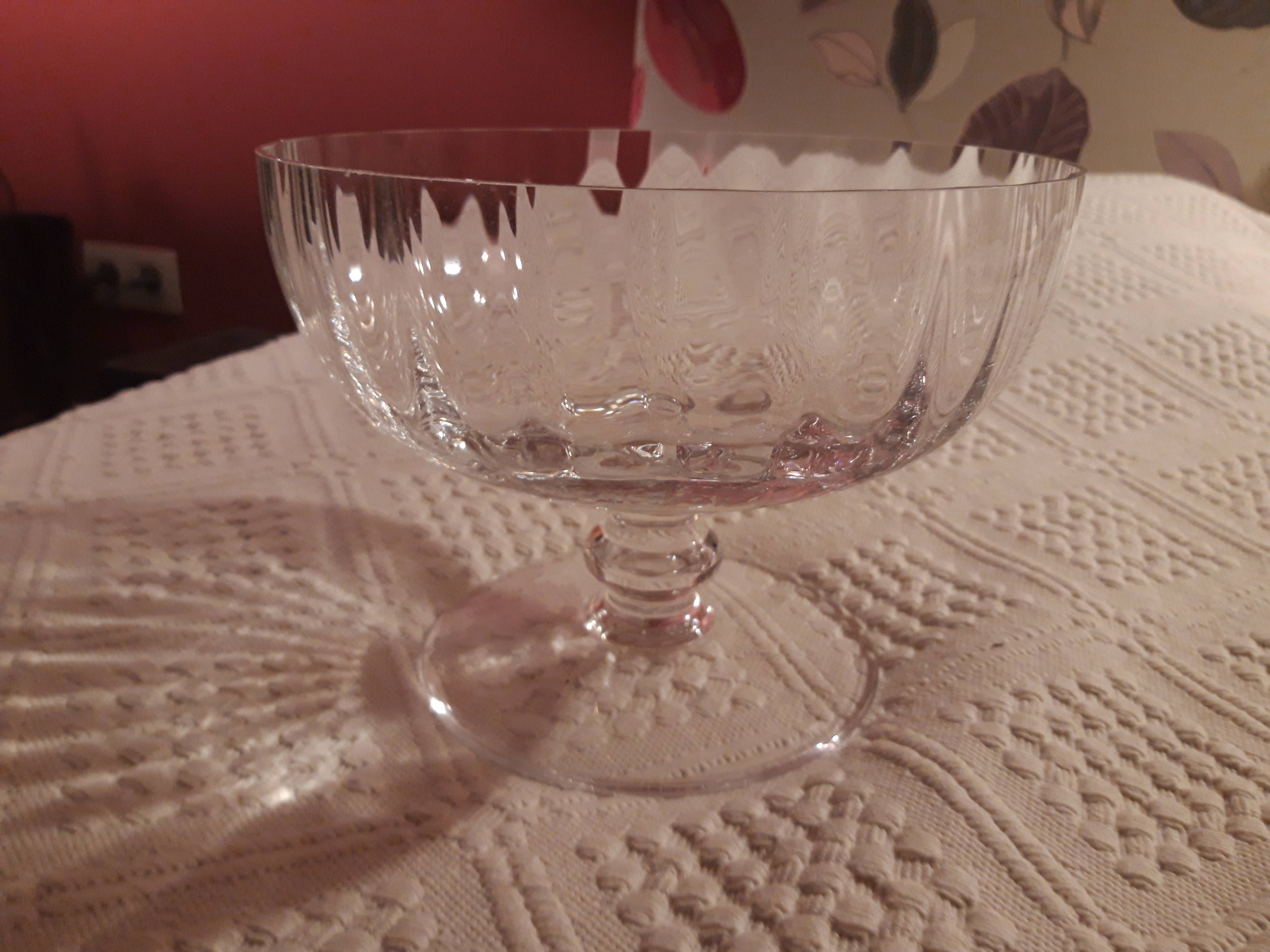 Coupe sur pied en cristal Saint Louis