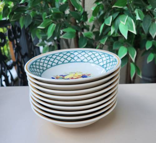 Vends 6 coupelles en porcelaine modèle Basket de Villeroy et Boch