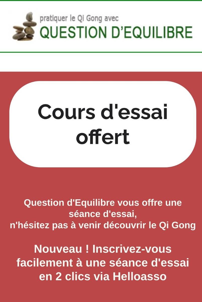 Propose Cours de QiGong