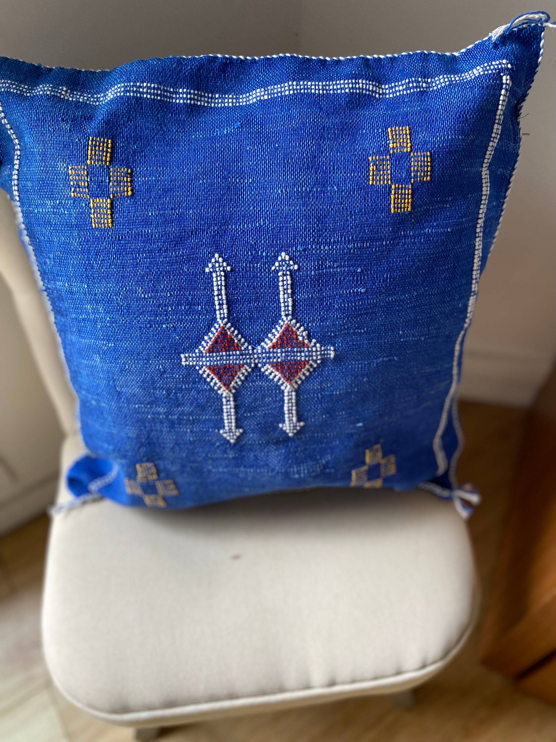 Coussin Berbère soie de Cactus