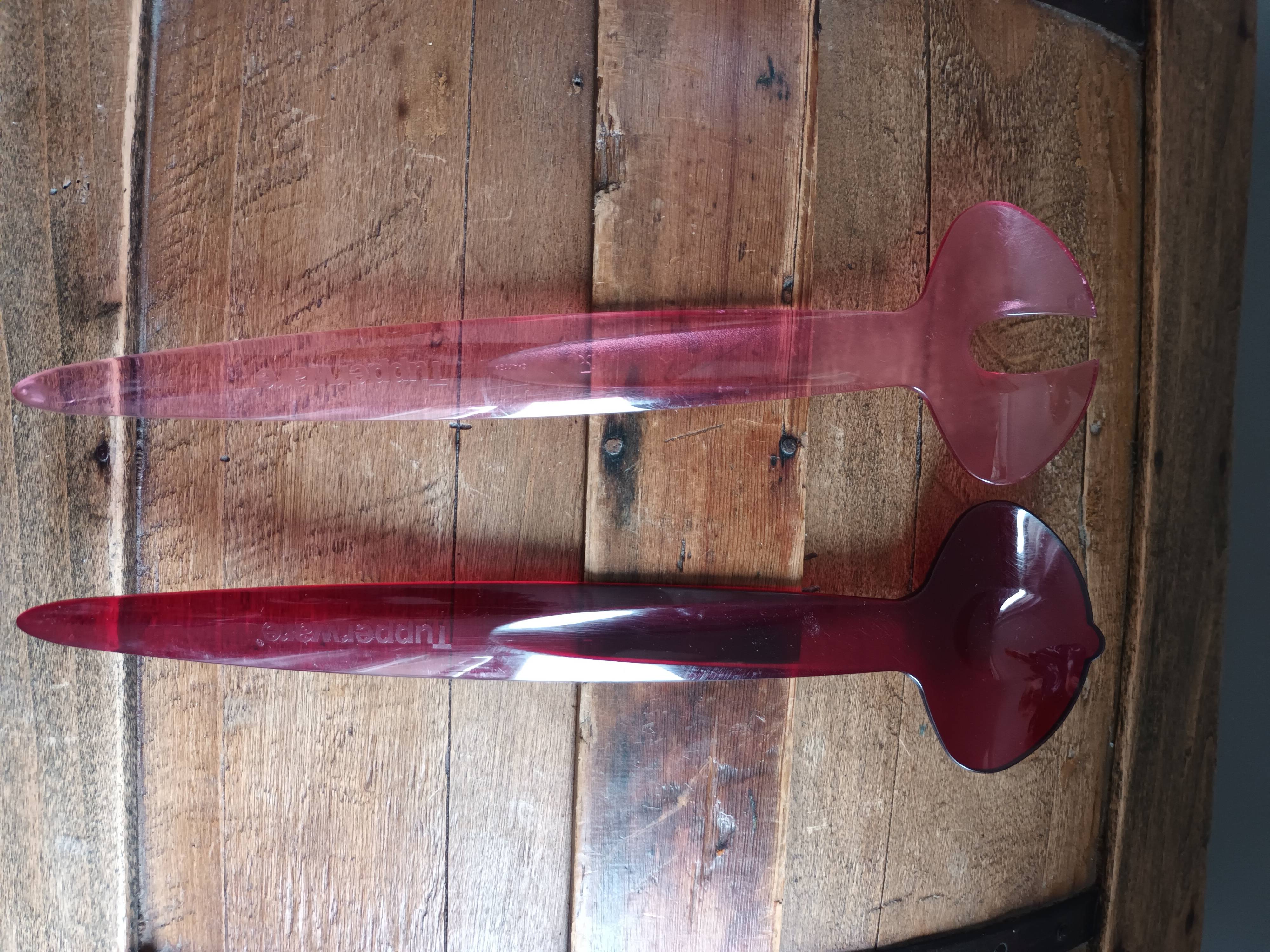Couverts élégance Tupperware rouge neuf