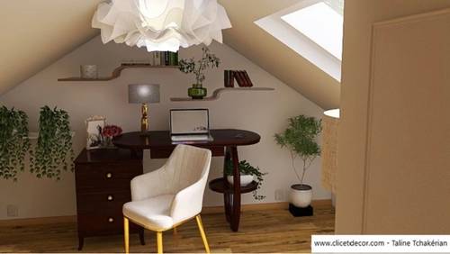 Propose création 3D de vos espaces. Décoration intérieur