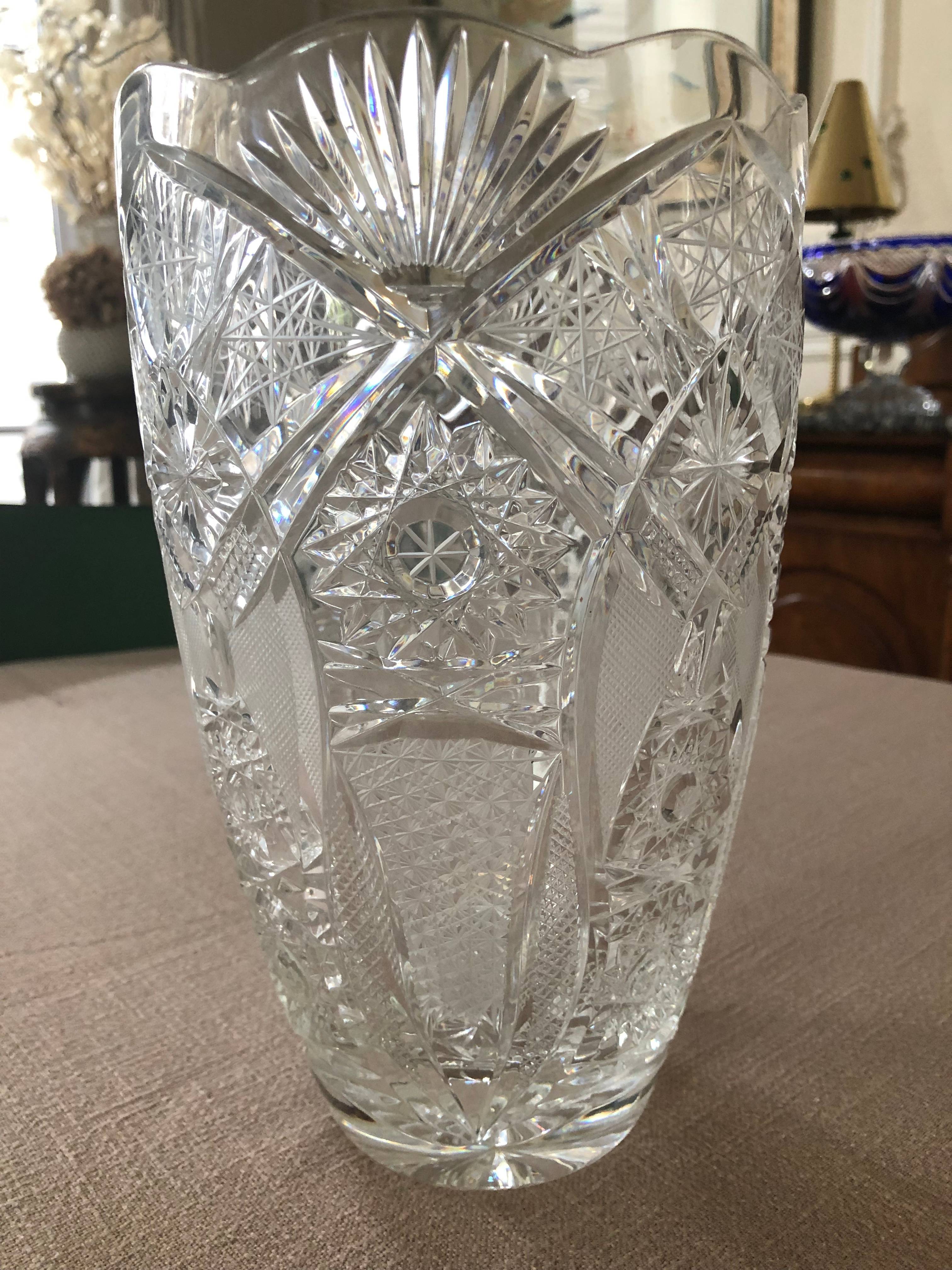 Vase en cristal