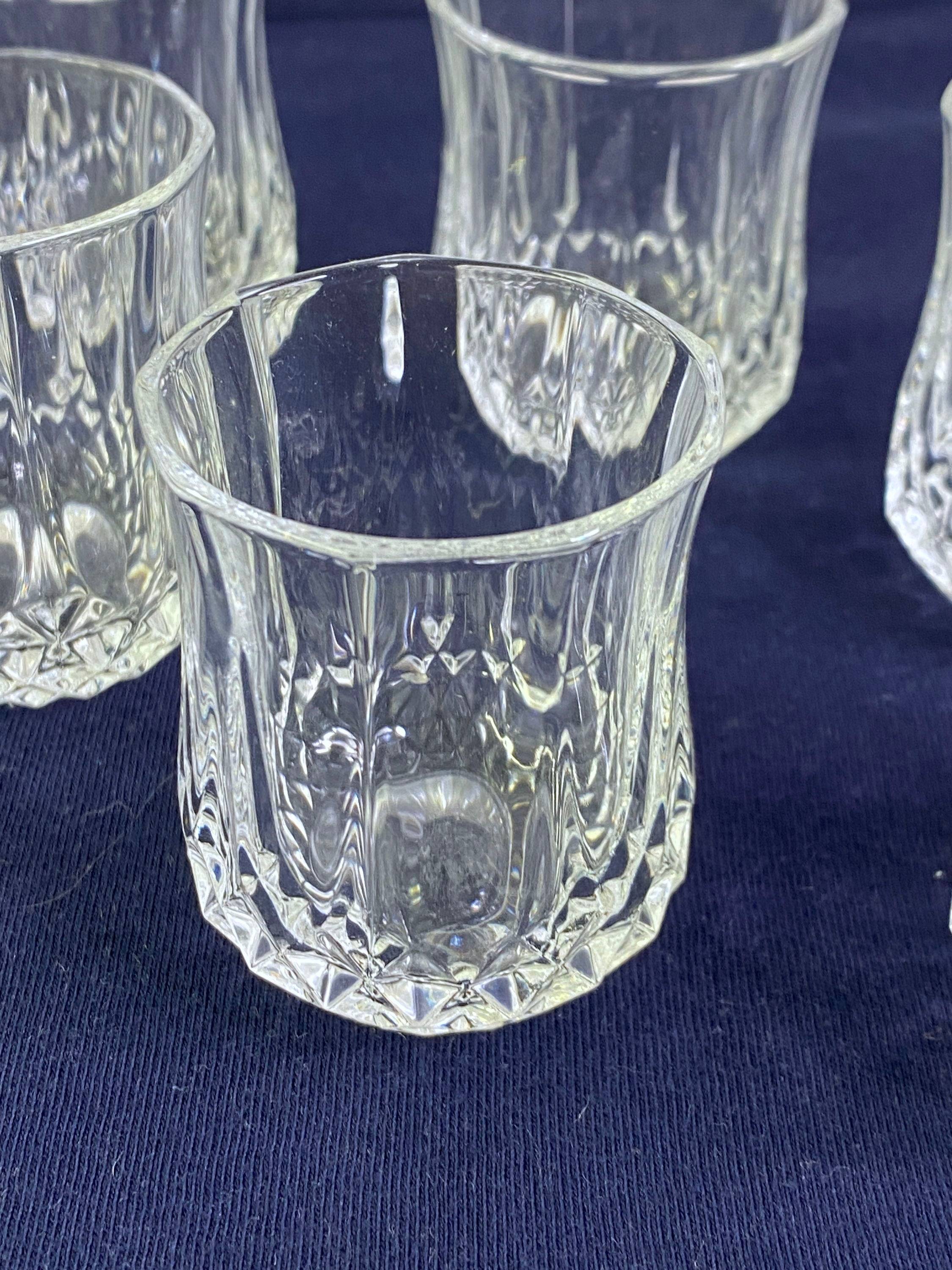 Cristal D’Arques-Durand France’Longchamp’Crystal Vintage X 6