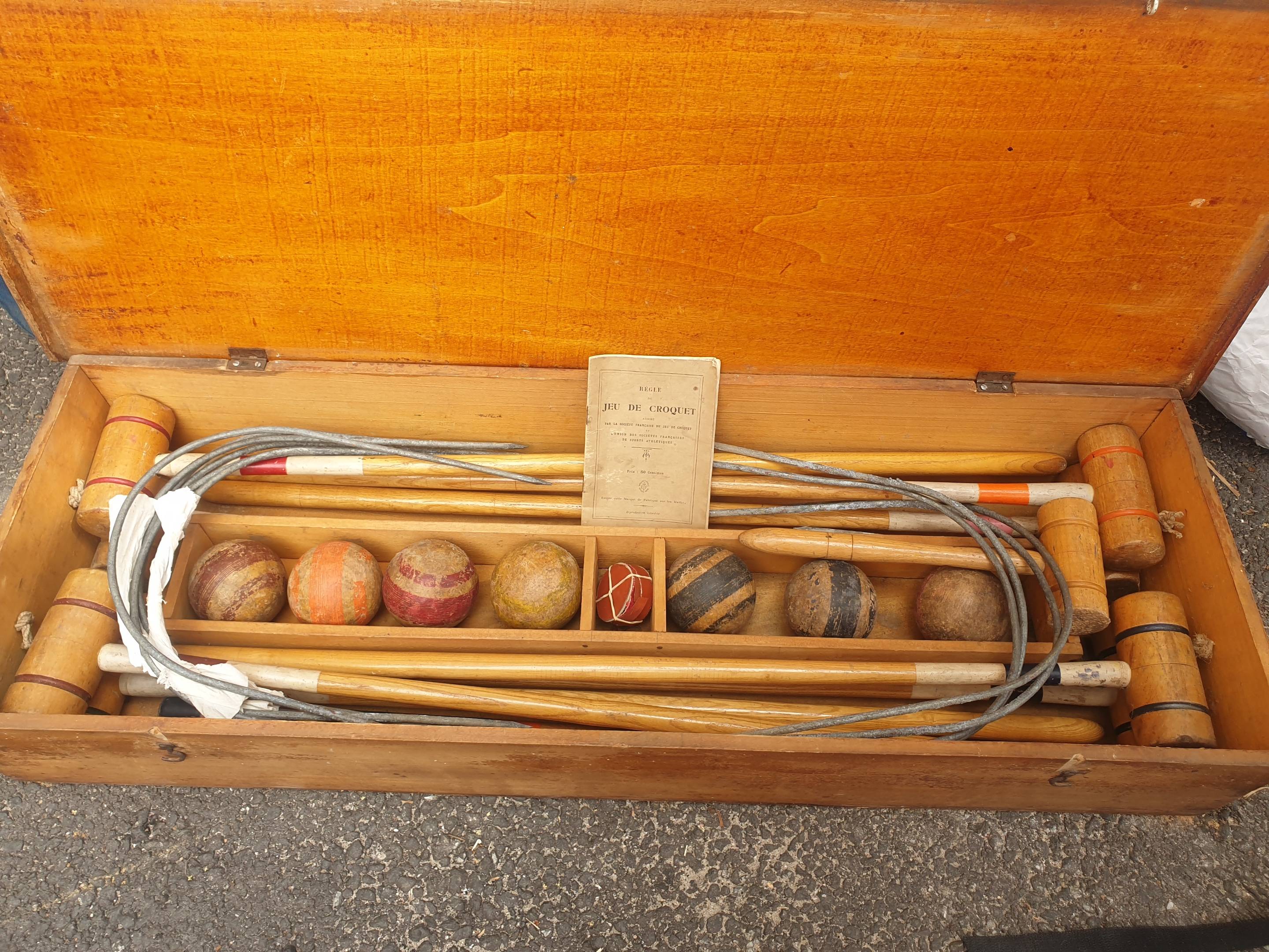 Jeu de croquet