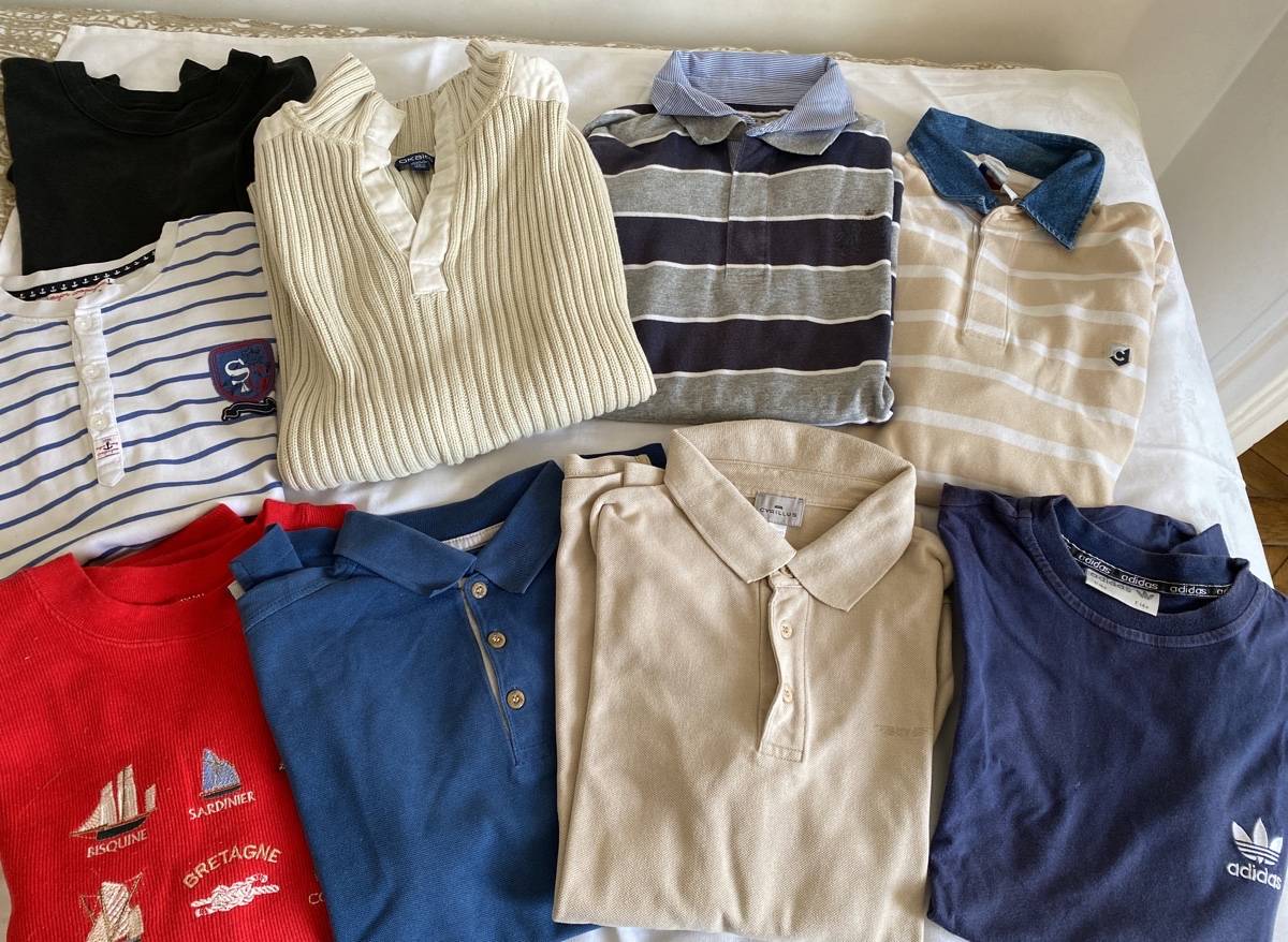 Lot 14 ans Cyrillus Adidas CFK Petit bateau et autres