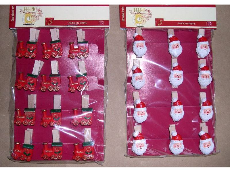 Vends mini-pinces de NOEL