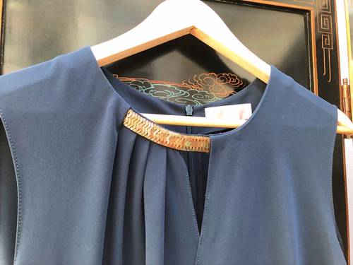 Robe bleu nuit G Rech - T 44